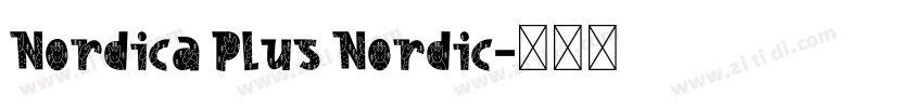 Nordica Plus Nordic字体转换